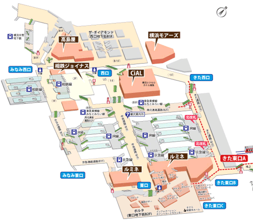 横浜駅周辺ショッピングモール