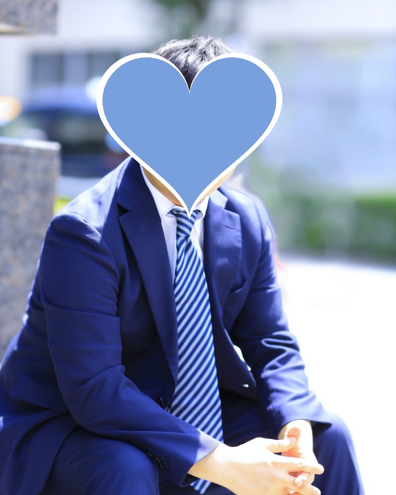 30代半ば男性。成婚された方(顔はハートで隠しています)